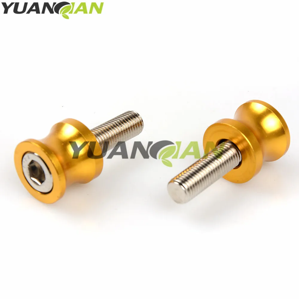 2 шт. 8 мм 10 шпули для мотоцикла CNC Swingarm катушки слайдеров Kawasaki Z800 Honda Suzuki Ducati Z8W