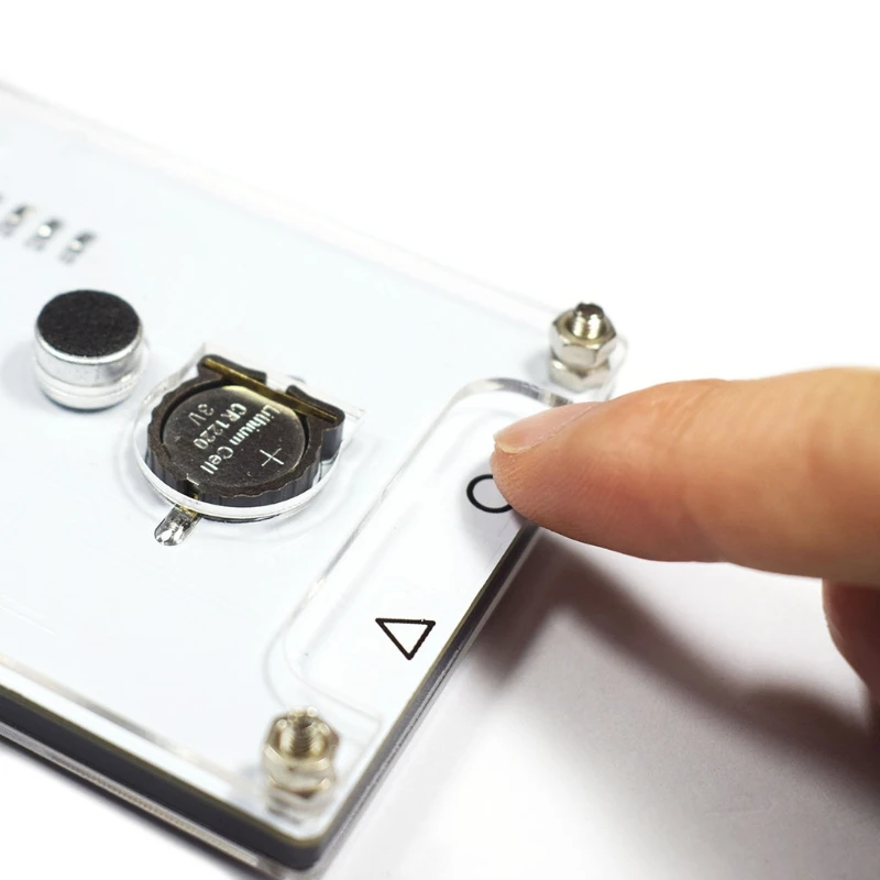 

DIY Large Screen 6 Digit Two-Color LED Clock Kit Touch Control w Temp/Date/Week
