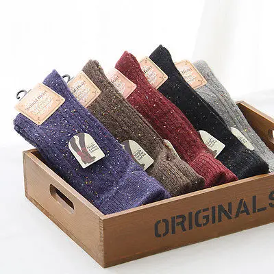 2019 шерстяные теплые женские чулки до середины икры модные длинные h сапоги в