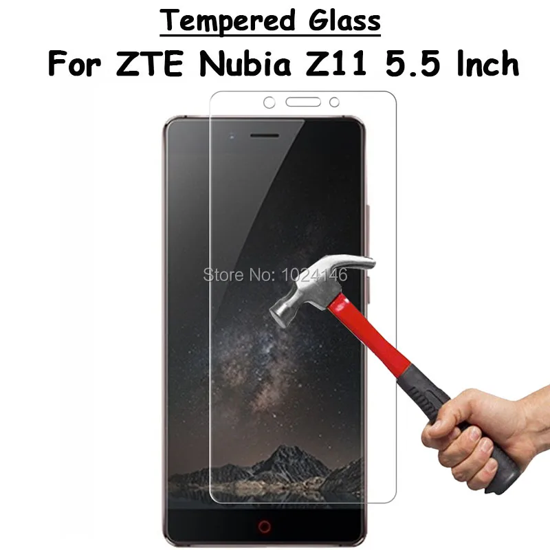 Прозрачное закаленное стекло для ZTE Nubia Z11 5 дюйма протектор экрана ультратонкая