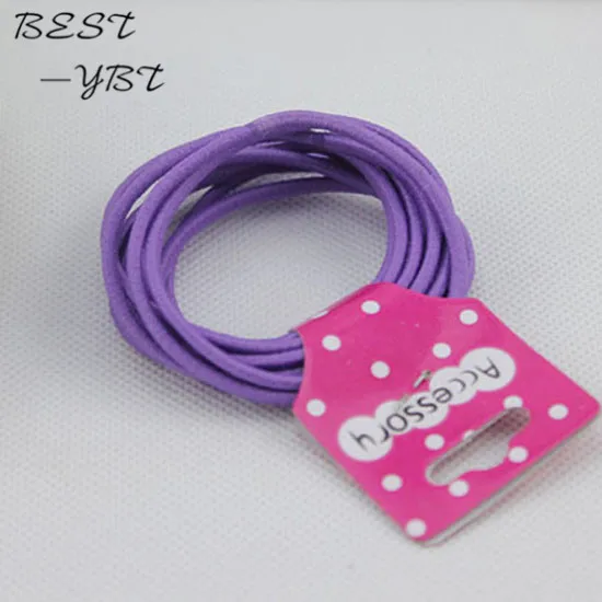 10 pcs/lot Cheap candy color ropes Fashion Cute Kids Elastic Hair Rope Ponytail Holder Band Ties Girls Accessories |
