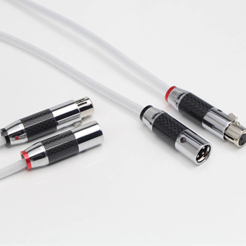 HI-End посеребренный аудиокабель XLR сбалансированный HIFI для мужчин и женщин |
