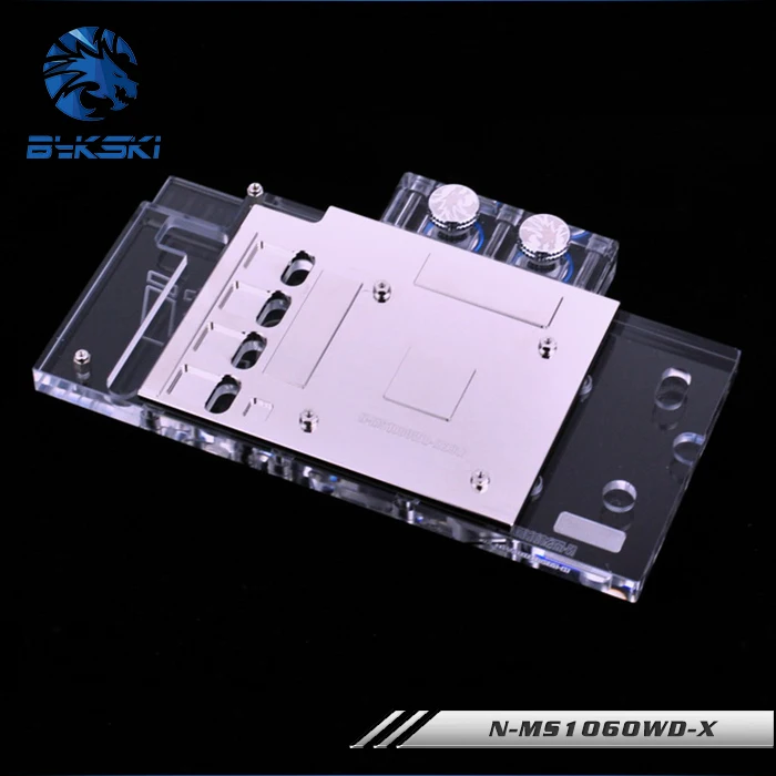 Bykski полное покрытие видеокарты водяного охлаждения блок RGB/RBW/ARUA для MSI GeForce GTX1060 Wind