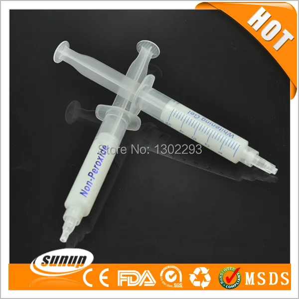 Зубы отбеливающий гель Syringe-10pcs косметика парфюмерия диспенсер 5 мл 22% гелем