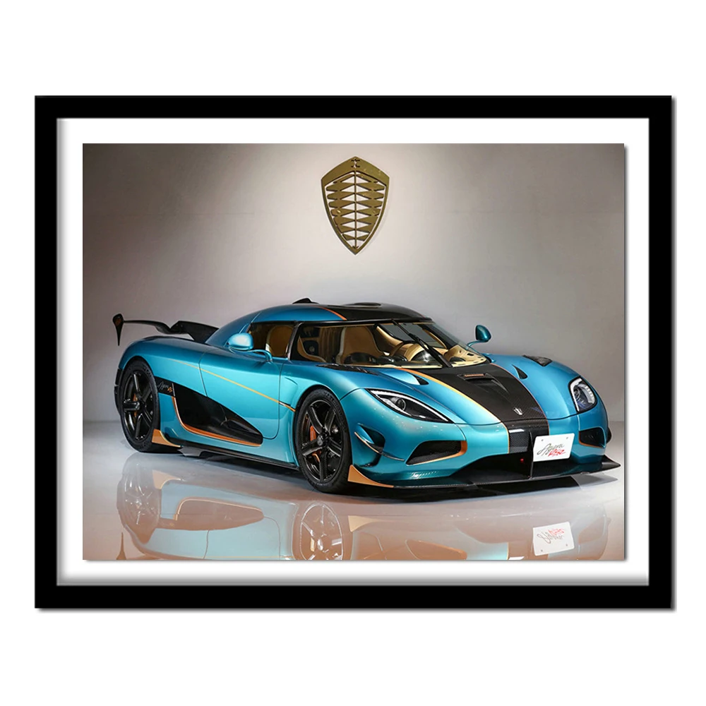 Diamond Embroidery Sports Car 3D Diamond Painting Full Rhinestones Picture Crystal Handmade Diy Kit