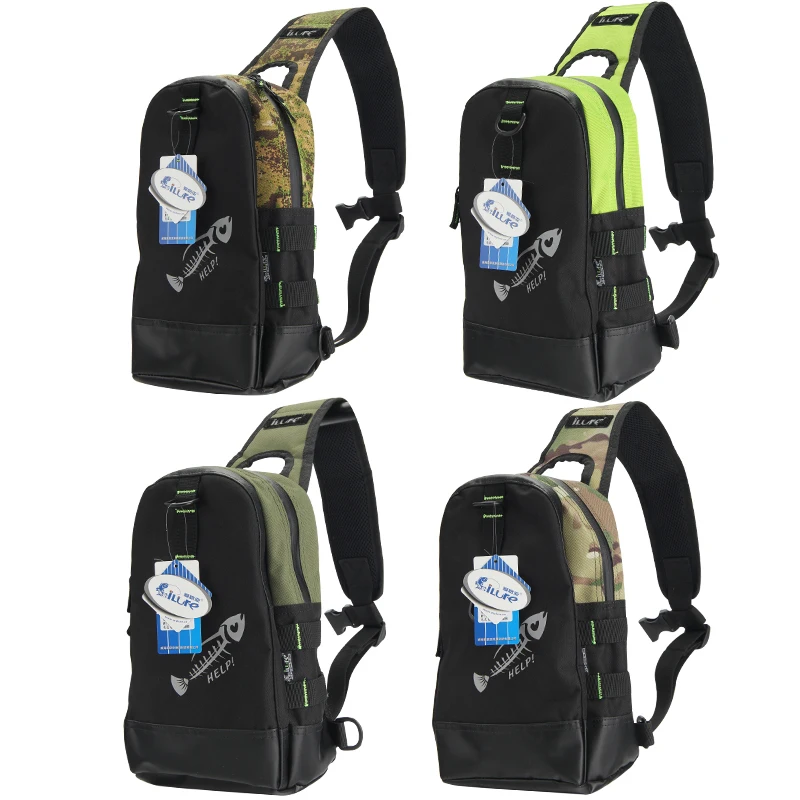 Portable Multifunction Fishing Bag 34*20*11cm for Carp fishing Canvas Lure Reel Shoulder Waist Backpack | Спорт и развлечения