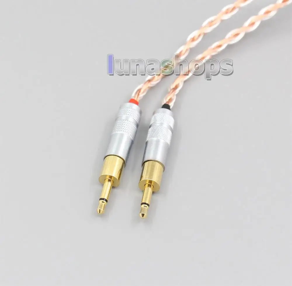 LN005791 3 5 мм 2 4 XLR 16-жильный OCC посеребренный смешанный кабель для наушников Sennheiser HD700