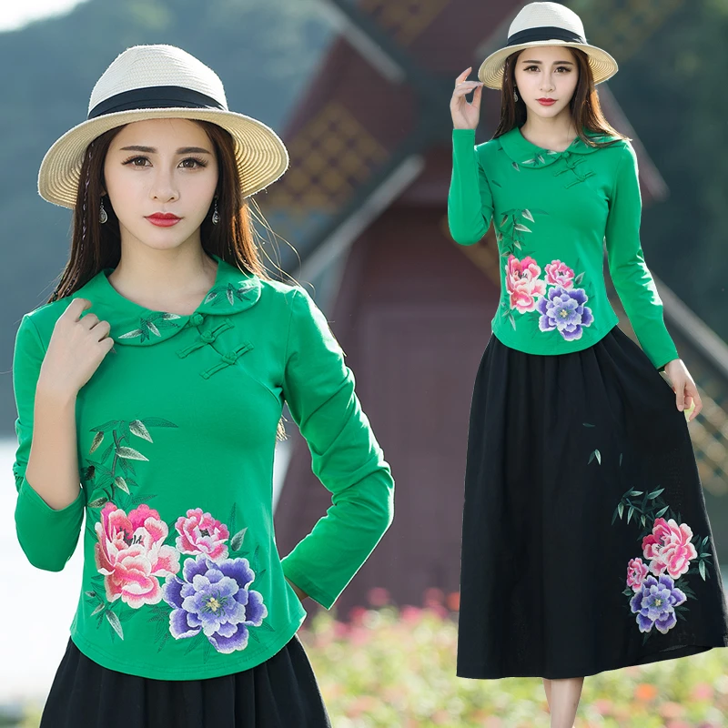 Мода Harajuku футболка женская 2019 Новый Camisetas Mujer цветочной вышивкой элегантное