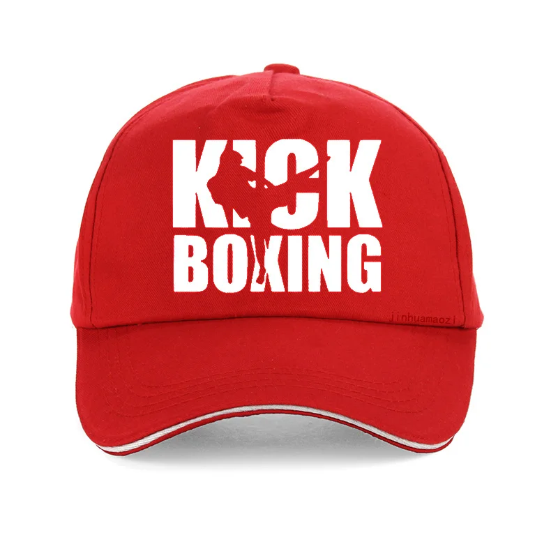 Красный Kick Boxinger MMA бейсболка, хлопок, высокое качество, с принтом букв, боксерские кепки для мужчин и женщин, хип-хоп регулируемая бейсболка - Цвет: Красный
