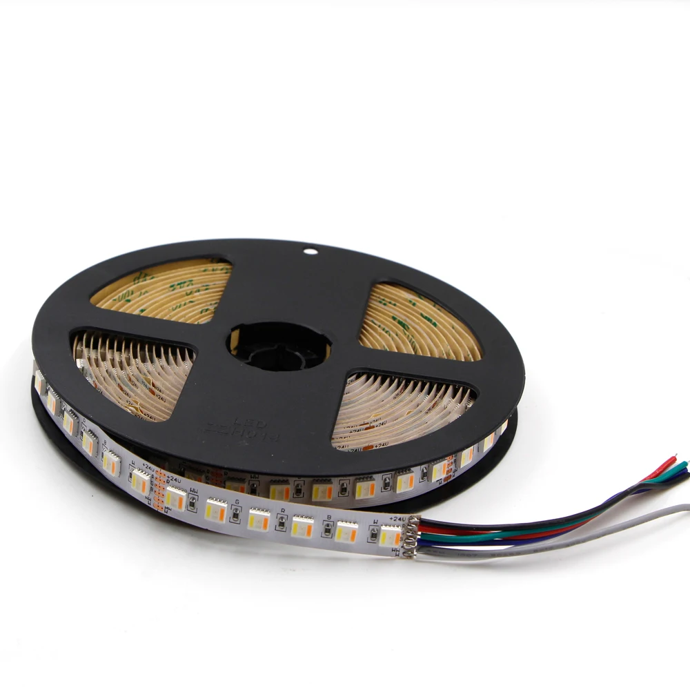 5 м 480 300 Светодиодная лента 5в1 чип RGB CCT RGBW 5050 SMD Водонепроницаемая светодиодная