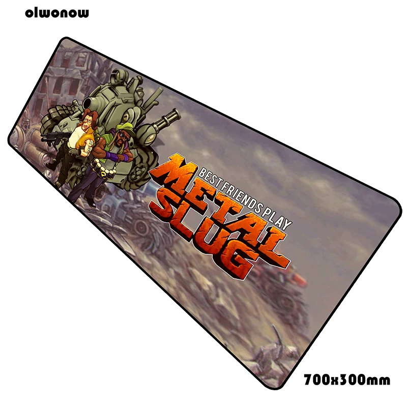 Металлическая slug padmouse Великолепная 700x300x2 мм коврик для мыши notbook компьютерный