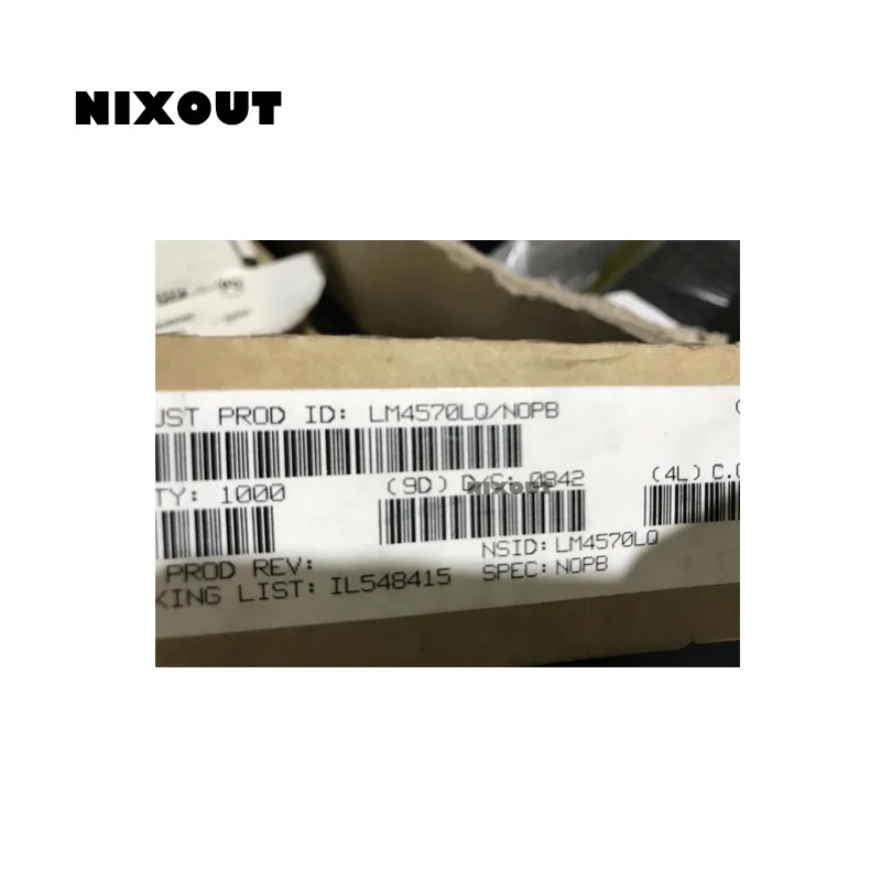 NIXOUT новый оригинальный LM4570LQ LM4570L LM4570 QFN в наличии (Большая скидка если вам нужно