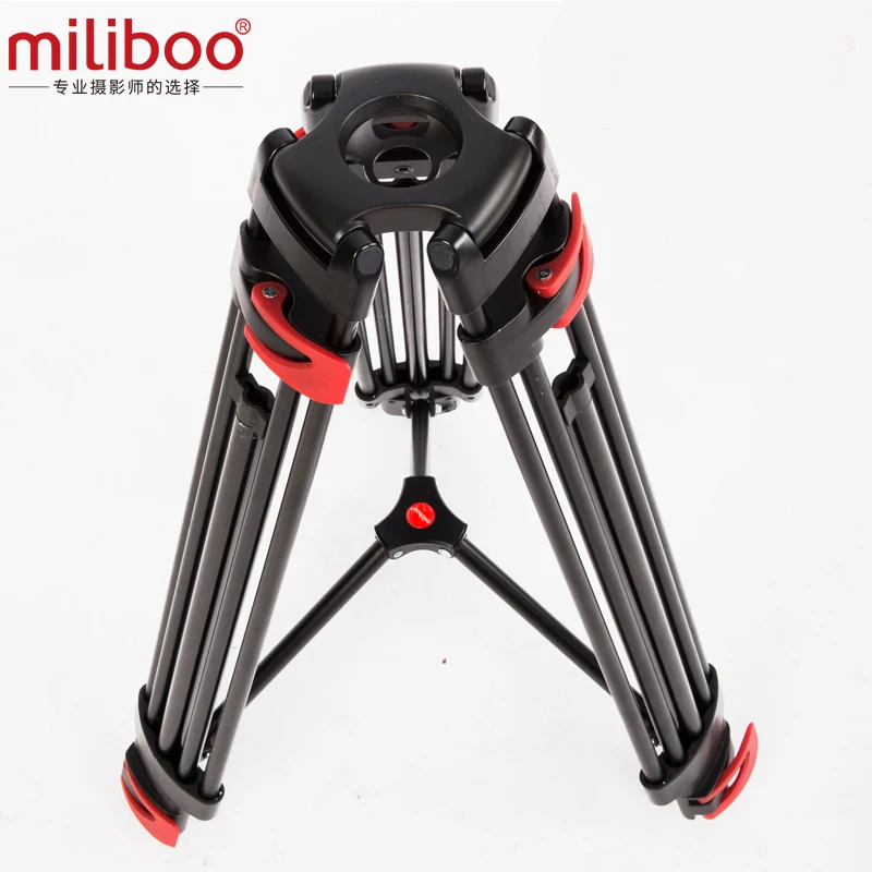 miliboo mtt602a professional portable aluminum fluid head camera tripod for camcorderdslr stand video tripod 76 max height free global shipping