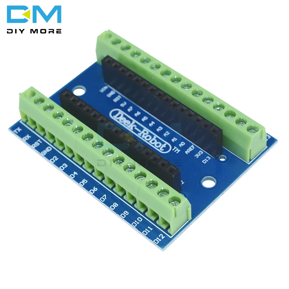 5 шт нано 3 0 V3.0 терминальный адаптер для Arduino AVR ATMEGA328 ATMEGA328P модуль расширения