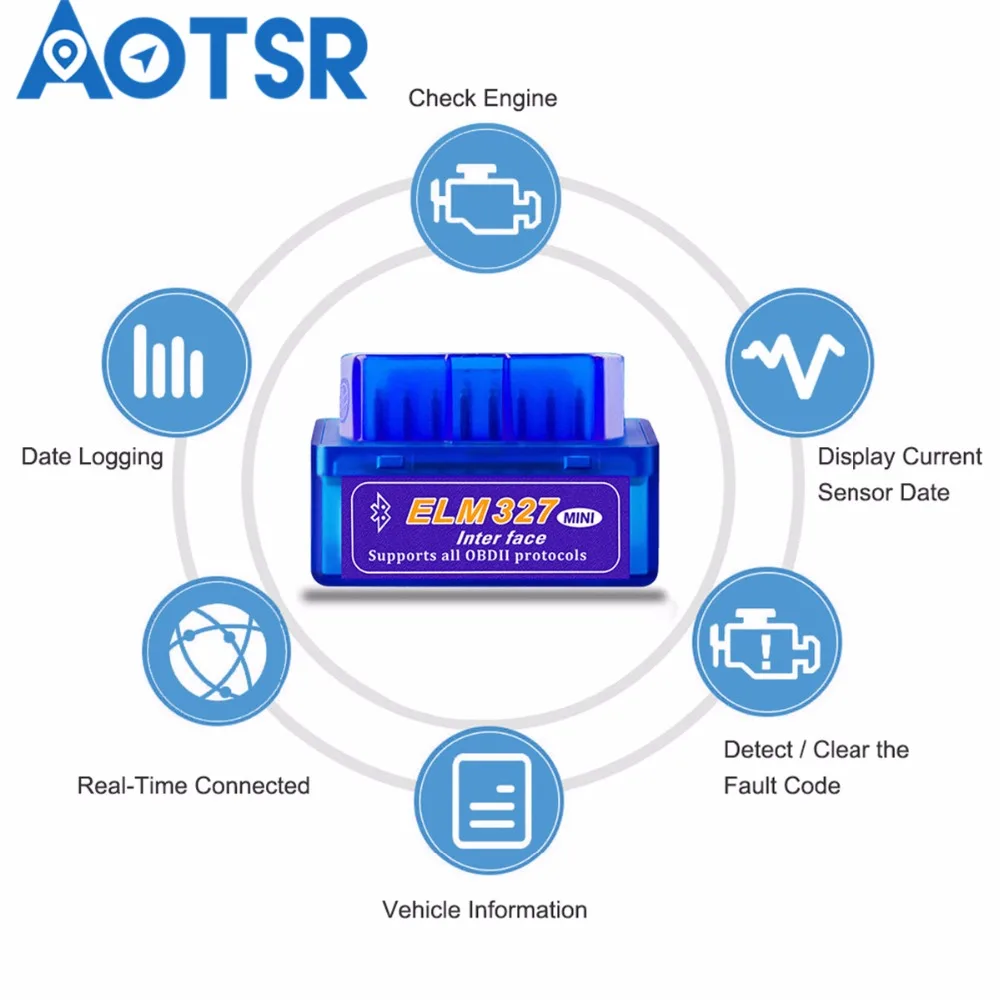 V2.1 Super MINI ELM327 Bluetooth OBD2 беспроводной многоязычный ELM 327 работает на Android/ПК INI HHOBD HH OBD |
