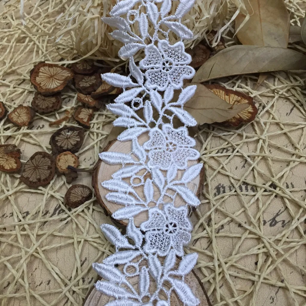 Аксессуары для одежды DIY водорастворимые кружева полиэстер штрих код маленькие