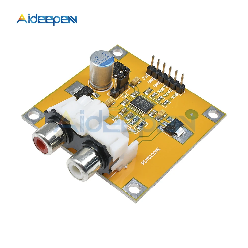 PCM5102 DAC декодер I2S плеер сборная плата 32Bit 384K Beyond ES9023 PCM1794 для Raspberry Pi DC 5V 10V|Детали и