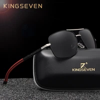 kingseven brand designer mens aluminum magnesium sun glasses polarized mirror lens male eyewear sunglasses for men gafas