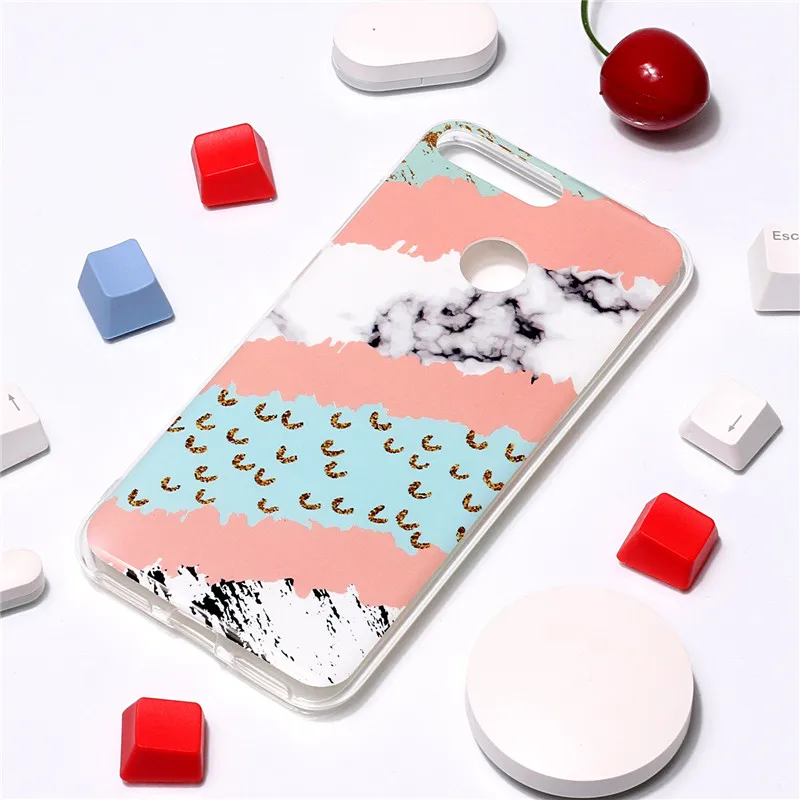 Huawei Honor 7A Pro, мраморный чехол для Coque Huawei Y6 Prime, чехол, чехол, цветной гранит, мягкий силиконовый чехол для телефона, Fundas