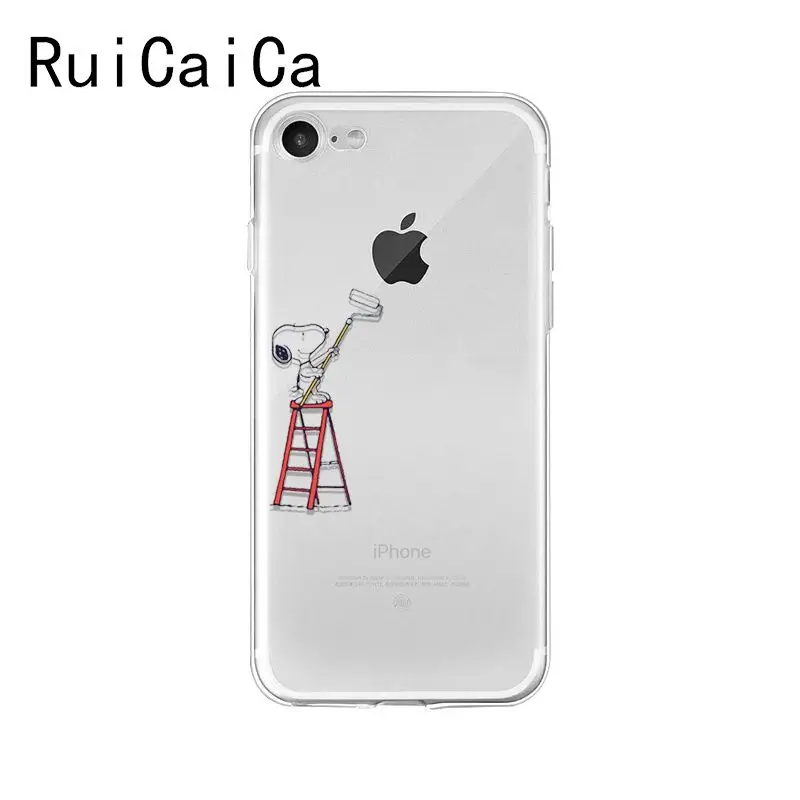 Ruicaica Модный мягкий силиконовый чехол из ТПУ для iPhone 8 7 6 6S Plus X XS MAX 5 5S SE XR