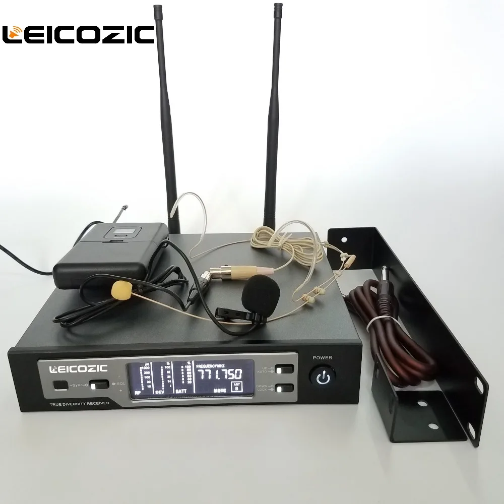 Leicozic SKM U9100 Профессиональный цифровой микрофон беспроводной истинный разнесенный микрофон для масштабной производительности skm микрофон