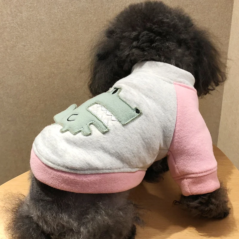 Новая весенняя Толстовка для собак Diansour Teddy Bichon Одежда для кошек для маленьких питомцев рубашка XS s m l xl