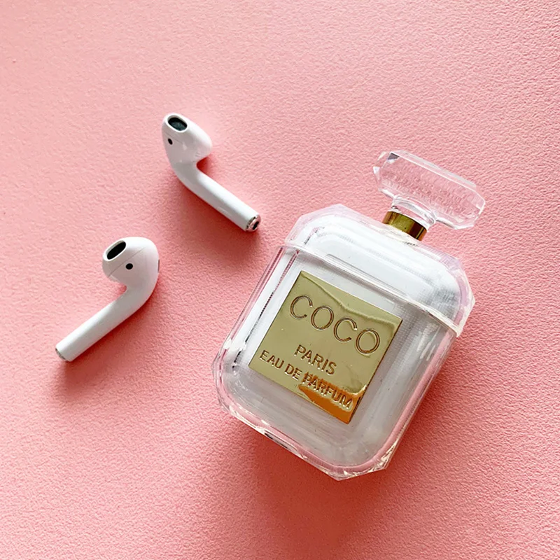 2019 силиконовый чехол для флакона духов гарнитура airpods защитный роскошный