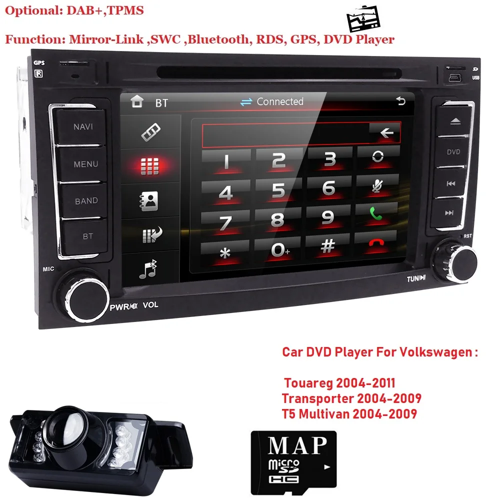 7 &quotHD цифровой сенсорный экран двойной CANbus gps навигатор DVD плеер автомобиля SWC для