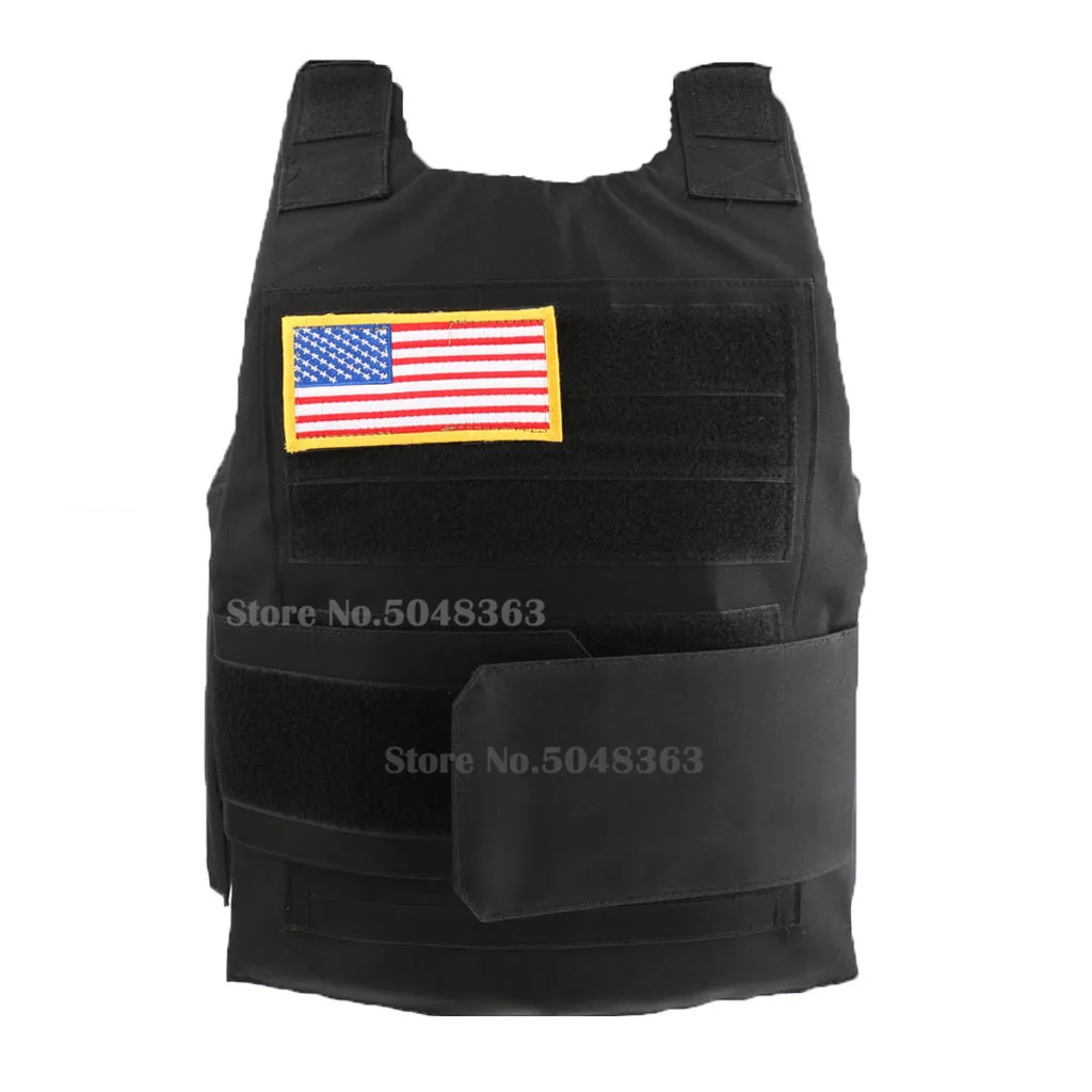 

Military Tactical Police Vest Paintball Wargame CS Hunting Wear Outdoor Products Equipment Black