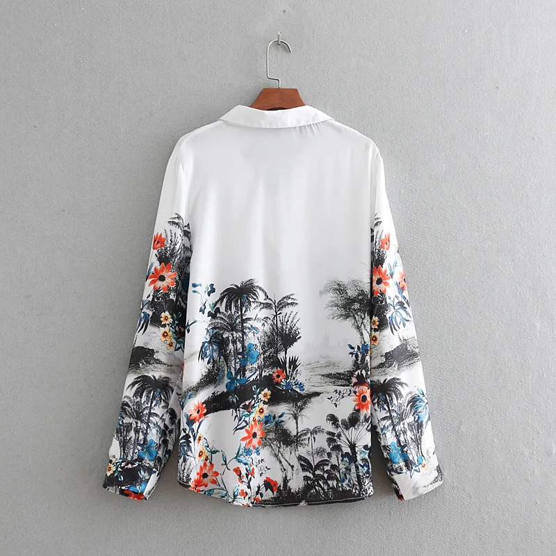 Летний топ 2019 повседневное печати для женщин S Топы корректирующие и блузки