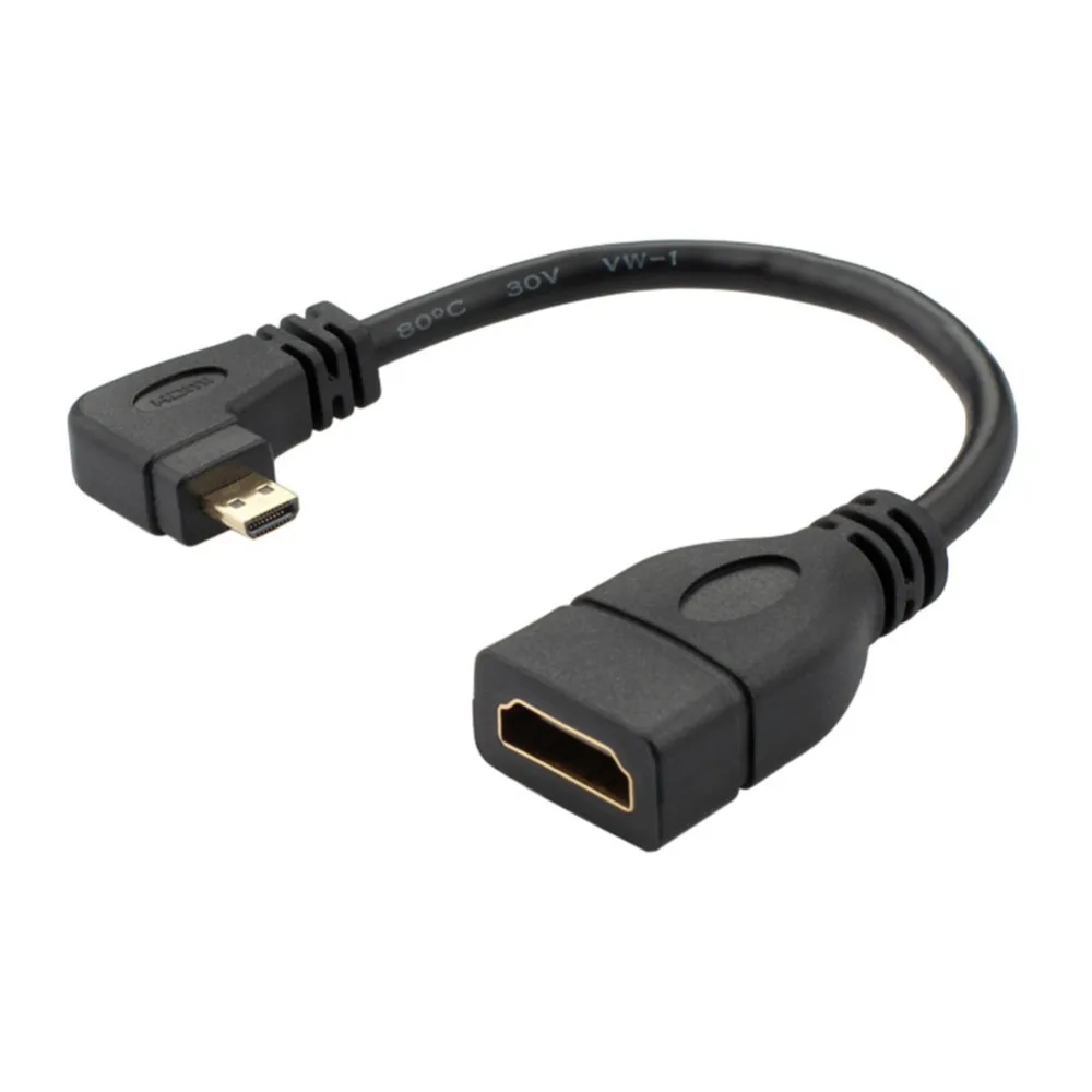 0 15 м высокоскоростной Micro HDMI (Typ D) к A) кабель адаптер Поддержка 4K @ 30 Гц 1080P Full HD 3D для