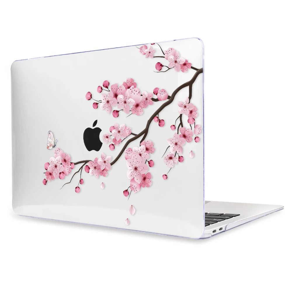Для Apple MacBook Pro 13 15 дюймов Чехол A1989 A1990 Air 13 дюймов A1932 A1466 чехол для ноутбука с цветочным принтом Жесткий Чехол для клавиатуры