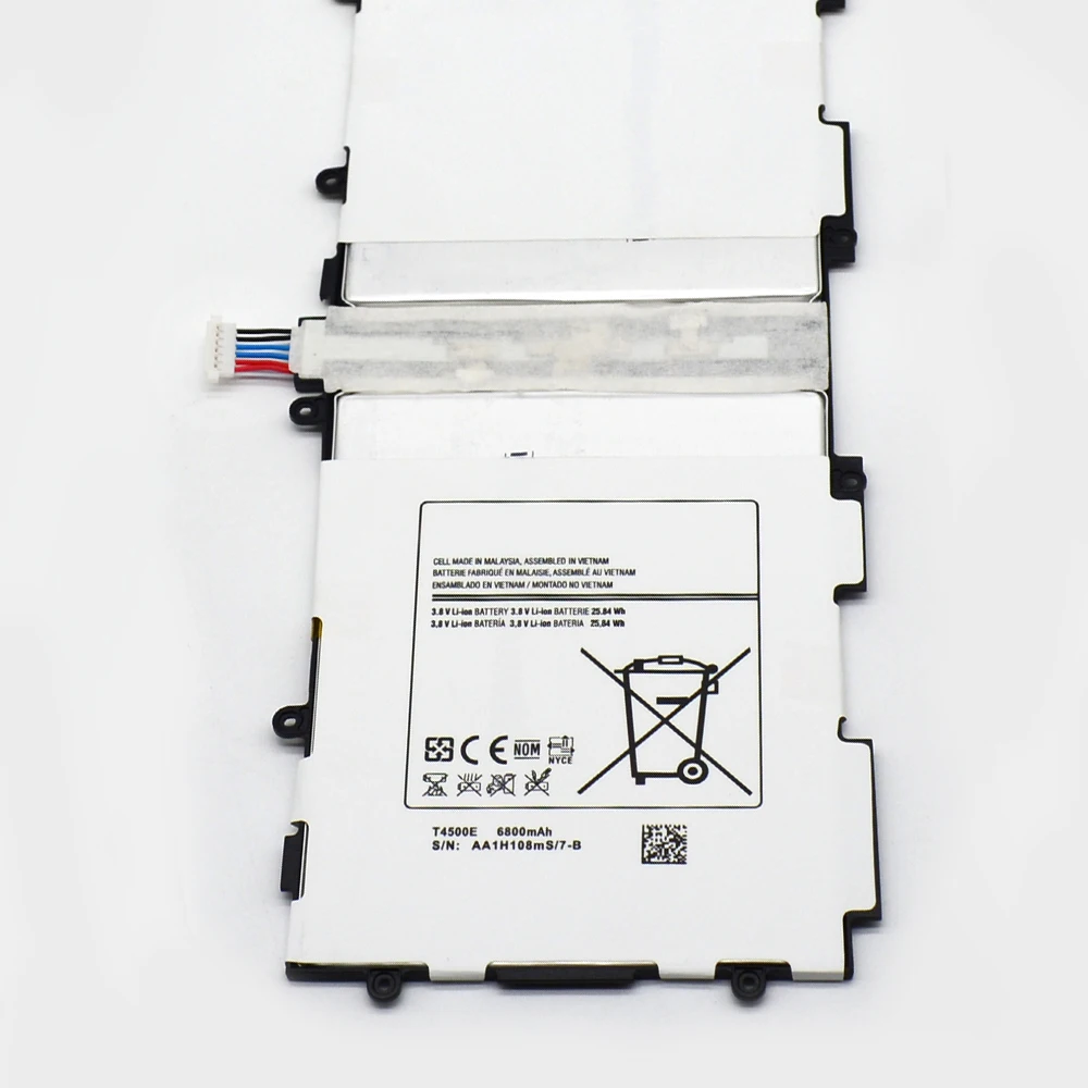Новый планшет Батарея T4500E для samsung Galaxy Tab 3 10 1 GT P5210 P5200 P5220 P5213 6800 mAh реальная Ёмкость