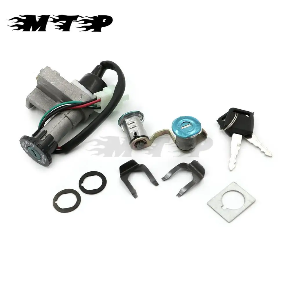 Переключатель зажигания набор инструментов с 2 кнопками для 50cc 150cc GY6 китайский