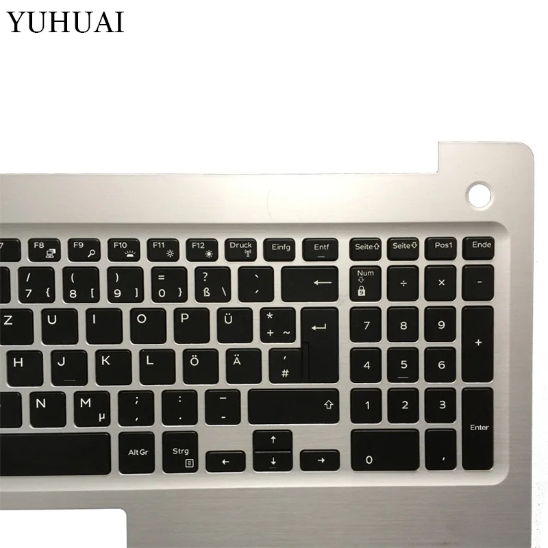 Новый немецкий ноутбук с подсветкой клавиатуры в сборе для DELL INSPIRON 15-5000 5570 5575