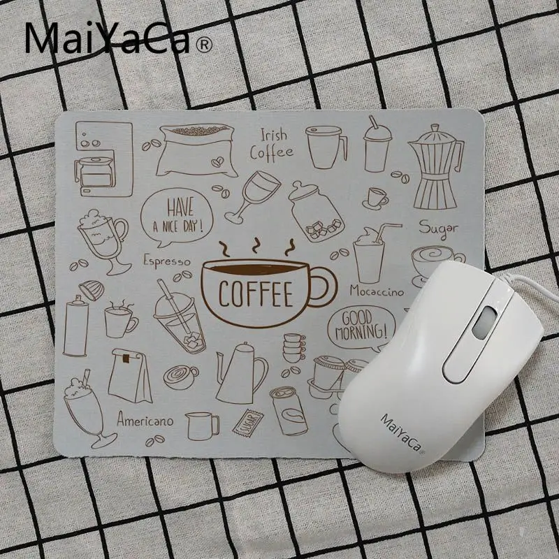 MaiYaCa We Love Tea Time Удобный маленький коврик для мыши игровой ПК компьютер Самые