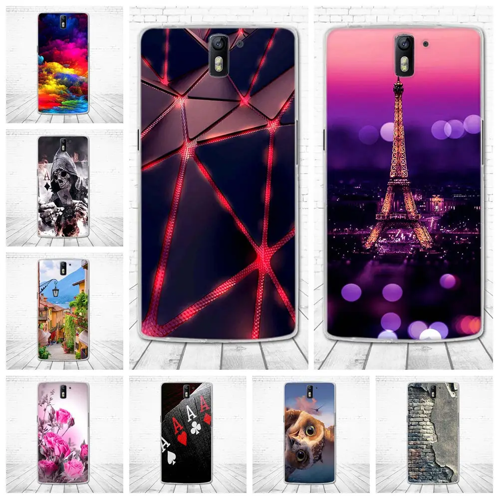 Для Oneplus One чехол Чехол из силикона и ТПУ для Oneplus One 1+ 1 чехол 3D узор сумка милый Капа для Oneplus One A0001 5,5 ''чехол для телефона s