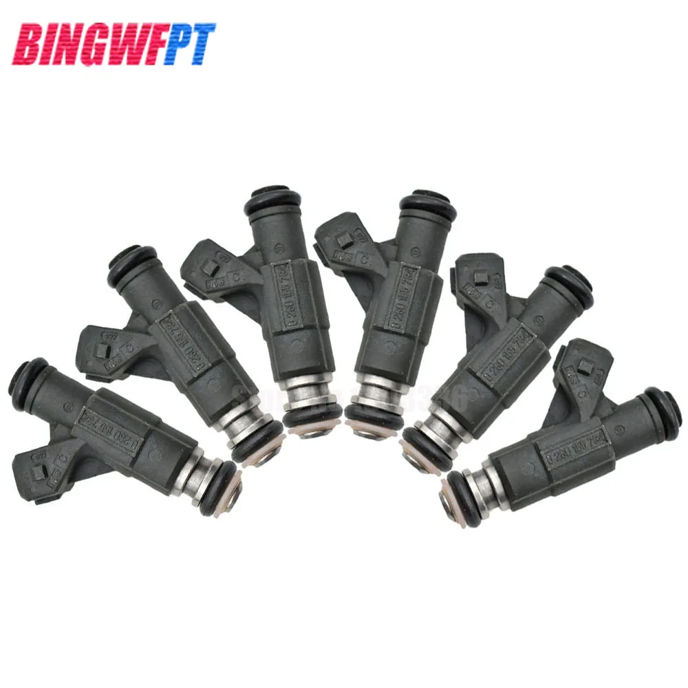 

6PCS Fuel Injector Nozzle For Explorer U2 4.0L V6 97JF-BA 0280155734