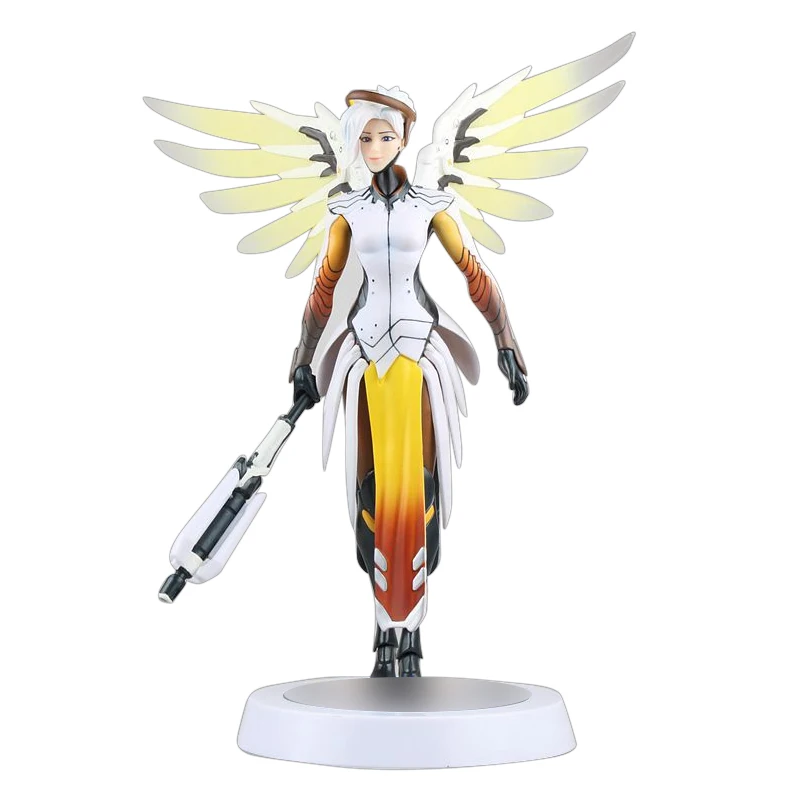 Экшн фигурка OW Mercy модель kinderen Speelgoed Geschenken Collectie Tracer ПВХ 30 см игровая фигура|action