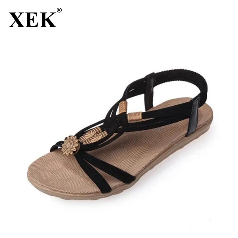 Женские сандалии в винтажном стиле босоножки гладиаторы на танкетке пляжные