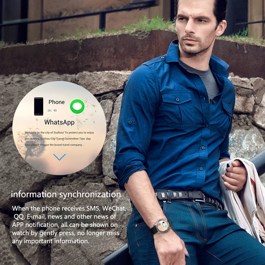 Kw99 Smart Android часы 2017 GPS Tracker SmartWatch sim-карты мобильный телефон 5.1 Поддержка Wi-Fi Bluetooth