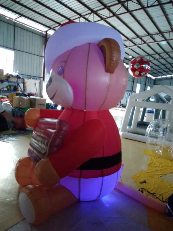 Надувные рождественские продукты освещенные наружные Дворовые украшения милый