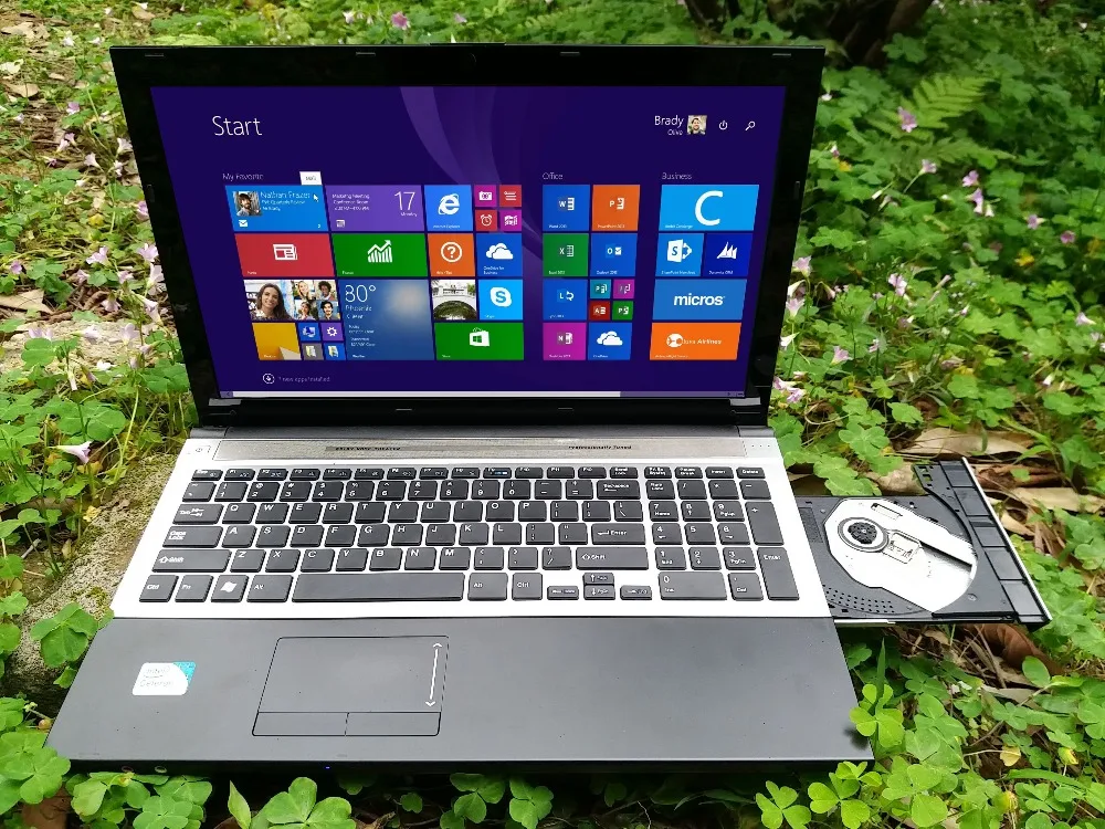 Игровой ноутбук i7 15," 8 ГБ ОЗУ SSD 256 ГБ/128/64+ 750 Гб HDD DVD быстрый процессор металлический бизнес арабский AZERTY Испанский Русский Клавиатура