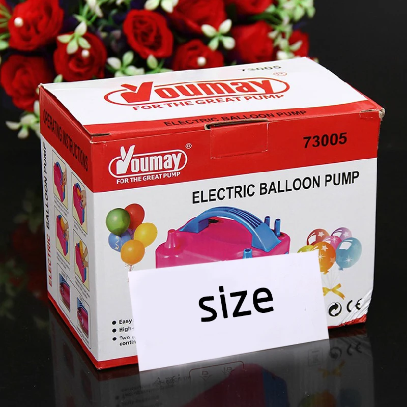 Size electric pump double hole balloon | Игрушки и хобби