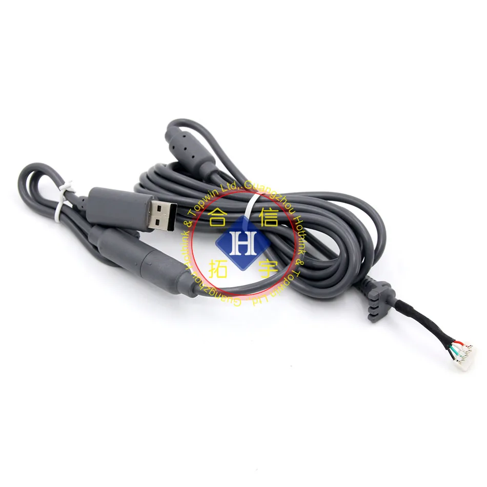 HOTHINK черный/серый 1 8 м USB игровой кабель для XBOX 360 / тонкий проводной ремонта