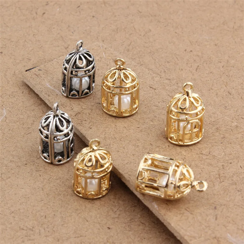 5 шт. микс клетка металл кабошон 12mm20mm Diy ручной работы кулон Цепочки и ожерелья