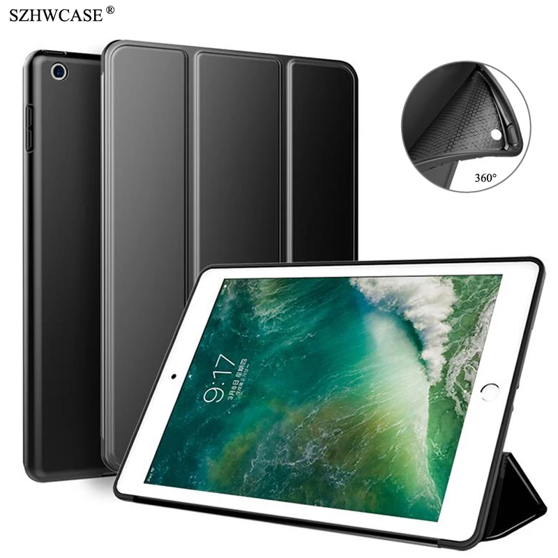 Fundas для iPad Pro 9 7 A1673 силиконовый чехол A1674 A1675 Оригинал 1:1 Смарт Пробуждение сна PU