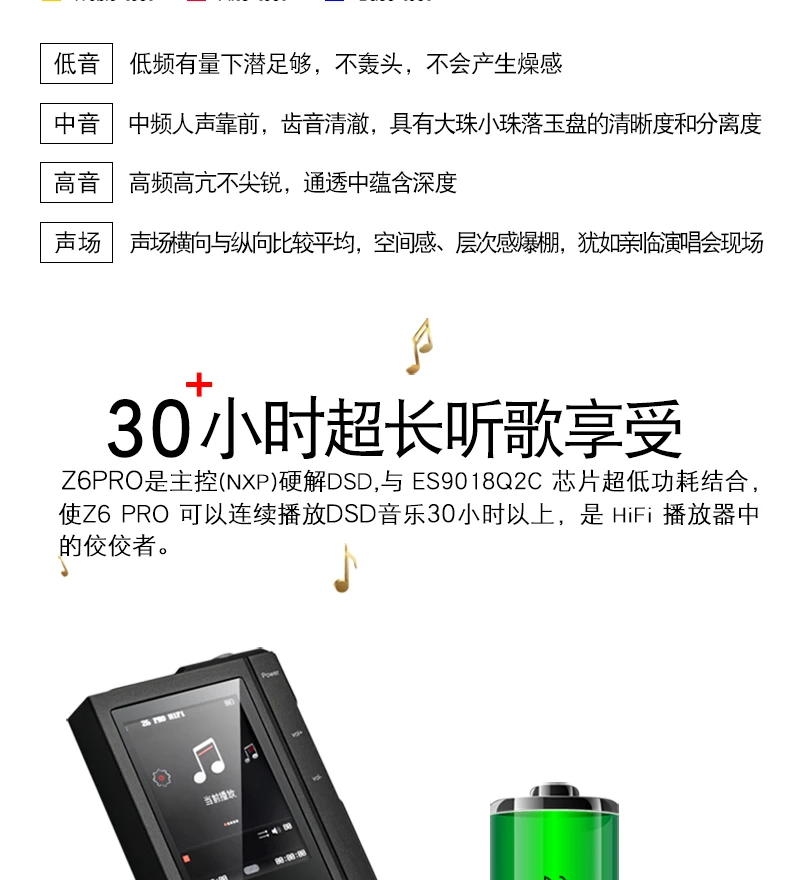 Moonlight Z6 PRO Z6pro DSD256 ES9018Q2C DAC звуковая карта двухъядерный процессор OTG TFT lcd Hifi музыкальный mp3-плеер D1-006