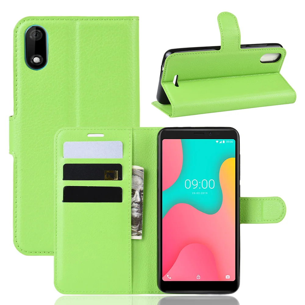 For Wiko Y60 Y80 Sunny 4 Plus Stand Case Luxury PU Leather With Silicone Cover Card Holder Fundas | Мобильные телефоны и