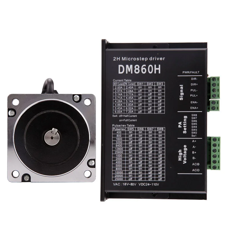 1 шт. J 8618HB5401 2 фазы 86 шаговый двигатель с высоким крутящим моментом 4 свинцовый 12нм